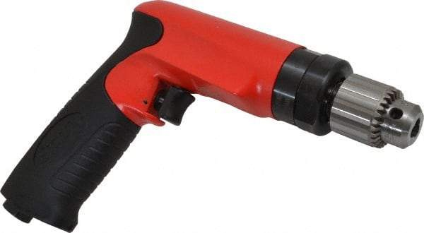 Sioux Tools - 1/4" Keyed Chuck - Pistol Grip Handle, 6,000 RPM, 14.16 LPS, 30 CFM, 1 hp - A1 Tooling