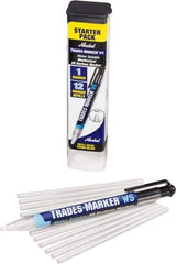 Markal - White All Purpose Wax Crayon - Flat Tip - A1 Tooling