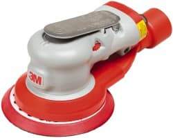 3M - 12,000 OPM, 17 CFM Air Consumption, 90 psi Air Pressure, Palm Air Orbital Sander - Round Pad, - A1 Tooling