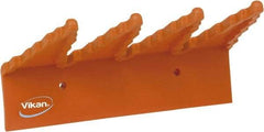 Vikan - 22 Lb, 6-1/2" Wide, 2-1/2" High, Polypropylene, Wall Bracket - 9-1/2" Long, 3 Holders - A1 Tooling