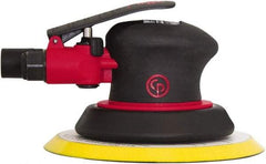 Chicago Pneumatic - 12,000 OPM, 8 CFM Air Consumption, Palm Air Orbital Sander - Round Pad, 1/4" Inlet - A1 Tooling