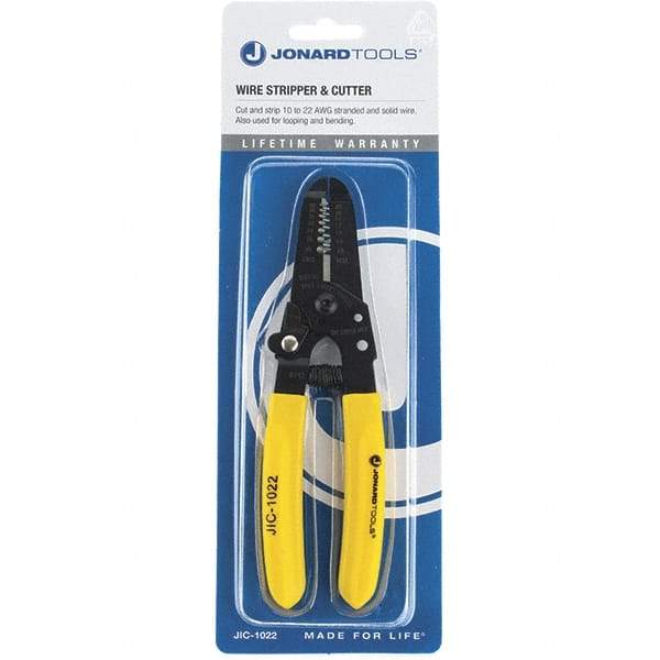 Jonard Tools - 22 to 10 AWG Capacity Wire Stripper - 6-3/4" OAL - A1 Tooling