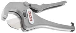 Ridgid - 1/2" to 1-5/8" Pipe Capacity, Ratcheting Tube & Pipe Cutter - Cuts Plastic, Rubber, PVC, CPVC - A1 Tooling