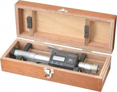 Mitutoyo - 0.8" to 1", IP65, TiN Finish, Electronic Inside Micrometer - 0.00005" Resolution, 0.00015" Accuracy - A1 Tooling