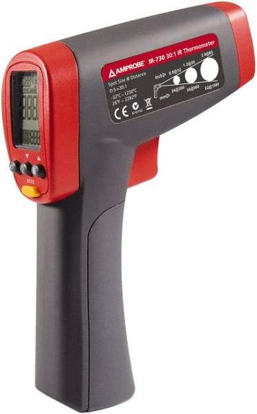 Amprobe - -32 to 1250°C (-26 to 2282°F) Infrared Thermometer - 30:1 Distance to Spot Ratio - A1 Tooling