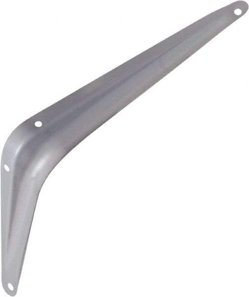 National Mfg. - 100 Lb Capacity, Gray Shelf Brackets - 6" Long x 8" High x 1.667" Wide - A1 Tooling