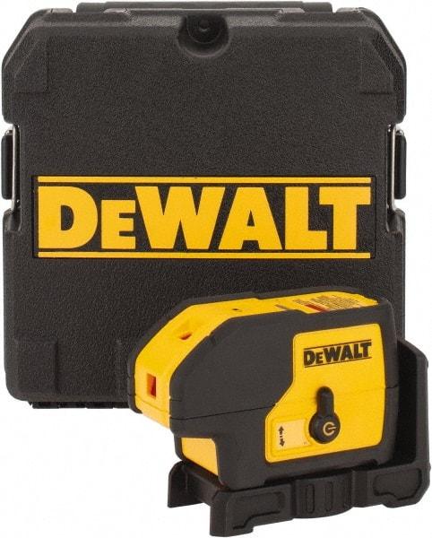 DeWALT - 3 Beam 100' Max Range Self-Leveling Laser - Red Beam, 1/8" at 30' Accuracy, 5" Long x 2-1/4" Wide x 3-3/4" High - A1 Tooling