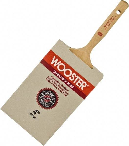 Wooster Brush - 3" Flat Nylon/Polyester Varnish Brush - 3-3/16" Bristle Length, 6-1/4" Maple Dowel Handle - A1 Tooling