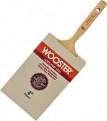 Wooster Brush - 3" Flat Nylon/Polyester Varnish Brush - 3-3/16" Bristle Length, 6-1/4" Maple Dowel Handle - A1 Tooling