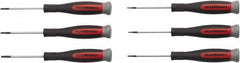 GearWrench - 6 Piece Torx Screwdriver Set - Blade Sizes: Length 2-1/2, Bit Sizes: Torx T5, T6, T7, T8, T9 & T10 - A1 Tooling