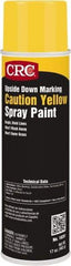 CRC - 20 fl oz Yellow Marking Paint - 700' Coverage, Lead Free Formula, 528.8 gL VOC - A1 Tooling