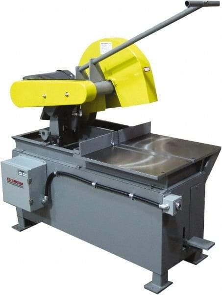 Kalamazoo - 20" Blade Diam, 1" Arbor Hole, Straight Chop & Cutoff Saw - 2,500 RPM, 15 hp, 220/440 Volts, 3 Phase - A1 Tooling