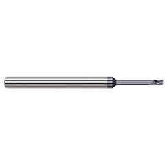 Harvey Tool - 3/64" Diam 3 Flute Solid Carbide 0.005" Corner Radius - Exact Industrial Supply