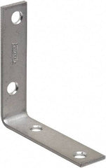 National Mfg. - 3" Long x 3/4" Wide, Steel, Corner Brace - Zinc Plated - A1 Tooling