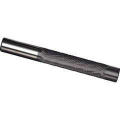 Made in USA - 1/4" Diam, 1-1/4" LOC, Solid Carbide Diamond Pattern Router Bit - Right Hand Cut, 3" OAL, 1/4" Shank Diam, Use on Cast Iron, Stainless, Steel, Titanium - A1 Tooling