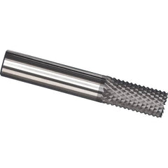 Made in USA - 1/16" Diam, 3/16" LOC, Burr End, Solid Carbide Diamond Pattern Router Bit - Right Hand Cut, 1-1/2" OAL, 1/8" Shank Diam, Use on Carbon & Honeycomb, Carbon Fiber, Composite, Fiberglass, Graphite - A1 Tooling