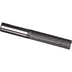 Made in USA - 5/32" Diam, 1/2" LOC, Plain End, Solid Carbide Diamond Pattern Router Bit - Right Hand Cut, 2" OAL, 3/16" Shank Diam, Use on Cast Iron, Stainless, Steel, Titanium - A1 Tooling