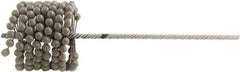 Brush Research Mfg. - 3-1/4" to 3-1/2" Bore Diam, 80 Grit, Aluminum Oxide Flexible Hone - Medium, 13-1/2" OAL - A1 Tooling