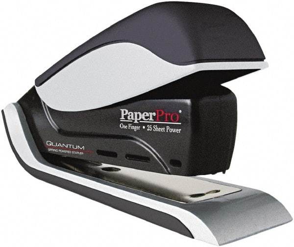 PaperPro - 25 Sheet Half Strip Stapler - Black/Silver - A1 Tooling