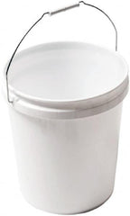 SEYMOUR-MIDWEST - 5 Gal, Plastic Round White Bucket & Pail Kit - Handle Included - A1 Tooling