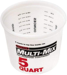 SEYMOUR-MIDWEST - 5 Qt, Plastic Round White Bucket & Pail Kit - A1 Tooling