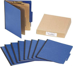 ACCO - 11 x 8 1/2", Letter Size, Dark Blue, File Folders with Top Tab - Right of Center Tab Cut Location - A1 Tooling