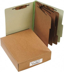 ACCO - 11 x 8 1/2", Letter Size, Leaf Green, File Folders with Top Tab - Right of Center Tab Cut Location - A1 Tooling