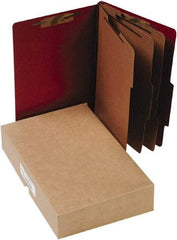 ACCO - 14 x 8 1/2", Legal, Earth Red, File Folders with Top Tab - Right of Center Tab Cut Location - A1 Tooling