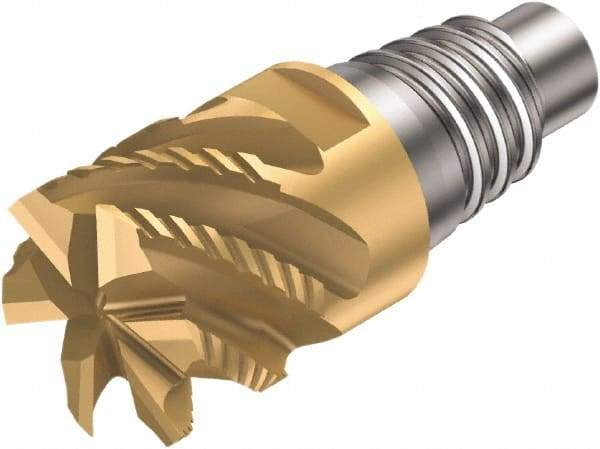 Sandvik Coromant - 316-SM Grade 1030 Carbide End Milling Tip Insert - 6 Flutes, 16mm Cutting Diam, 8.5mm Depth of Cut, 18.7mm Extension, 1/64" Cnr Rad, 45° Helix - A1 Tooling