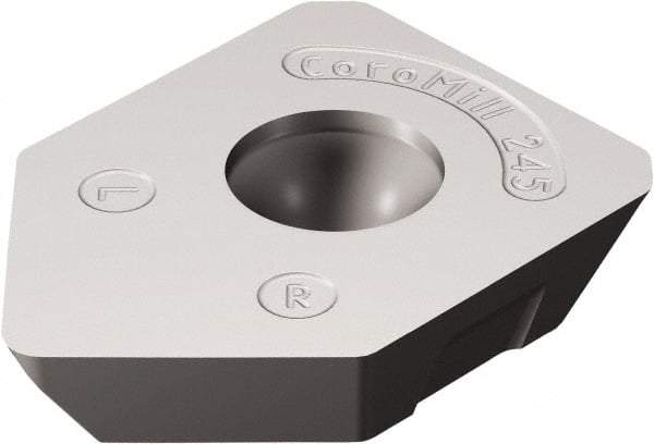 Sandvik Coromant - R24512T3 W Grade CB50 Carbide Milling Insert - Uncoated, 3.97mm Thick, 13.4mm Inscribed Circle, 2.5mm Corner Radius - A1 Tooling