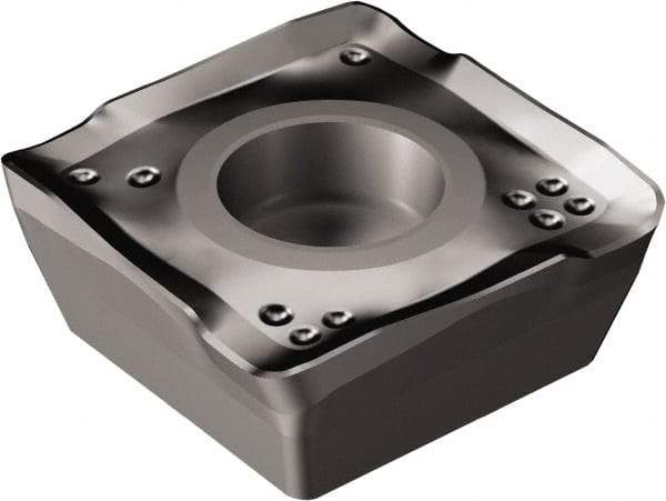 Sandvik Coromant - 490R08T312 KM Grade 3040 Carbide Milling Insert - TiCN/Al2O3 Finish, 3.3mm Thick, 8.5mm Inscribed Circle - A1 Tooling