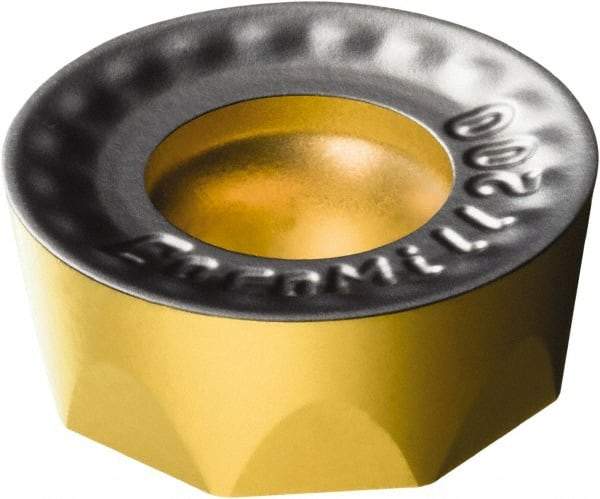 Sandvik Coromant - RCKT1906 PH Grade 4340 Carbide Milling Insert - TiCN/Al2O3/TiN Coated, 1/4" Thick, 3/4" Inscribed Circle - A1 Tooling