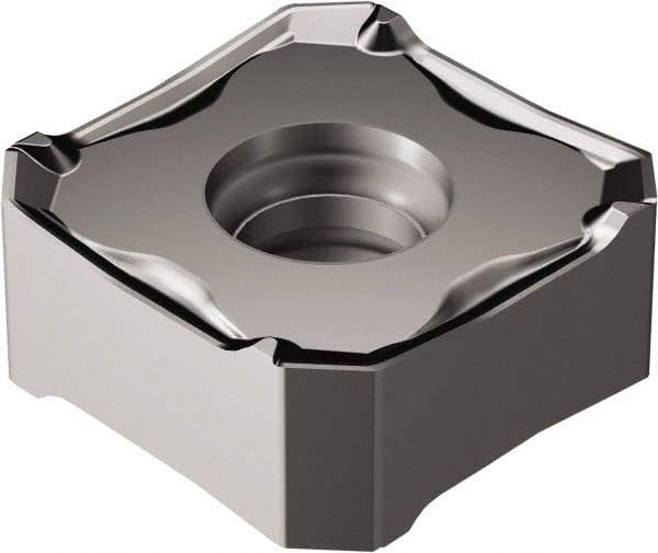 Sandvik Coromant - 345R1305 PH Grade 3040 Carbide Milling Insert - TiCN/Al2O3 Finish, 5.56mm Thick, 13mm Inscribed Circle, 0.8mm Corner Radius - A1 Tooling