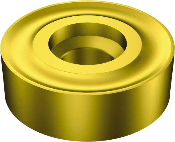 Sandvik Coromant - RNMX5018 MR Grade 2135 Carbide Turning Insert - TiCN/AI2O3/TiN Finish, Round, 2" Inscr Circle, 18mm Thick - A1 Tooling