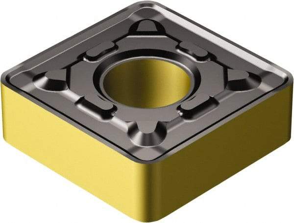 Sandvik Coromant - SNMG856 PR Grade 4215 Carbide Turning Insert - TiCN/Al2O3/TiN Finish, 90° Square, 1" Inscr Circle, 5/16" Thick, 3/32" Corner Radius - A1 Tooling