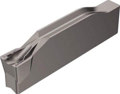 Sandvik Coromant - K1N123x1 TF Grade H13A, 6mm Cutting Width Carbide Grooving Insert - 3.4mm Max Depth of Cut, Neutral, 0.4mm Corner Radius, Uncoated - A1 Tooling