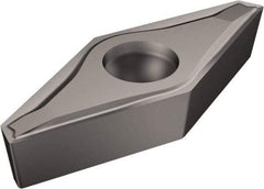 Sandvik Coromant - VCEX2200 F Grade 5015 Cermet Turning Insert - Uncoated, 35° Diamond, 3/8" Inscr Circle, 1/8" Thick, 0mm Corner Radius - A1 Tooling