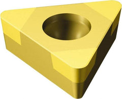 Sandvik Coromant - TCGW1.81.51 Grade 7015 CBN Turning Insert - TiN Finish, 60° Triangle, 7/32" Inscr Circle, 3/32" Thick, 1/64" Corner Radius - A1 Tooling