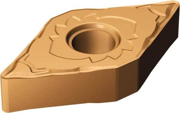 Sandvik Coromant - DNMG441 SF Grade 1125 Carbide Turning Insert - 55° Diamond, 1/2" Inscr Circle, 1/4" Thick, 1/64" Corner Radius - A1 Tooling