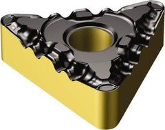 Sandvik Coromant - TNMG331 PF Grade 4315 Carbide Turning Insert - TiCN/Al2O3/TiN Finish, 60° Triangle, 3/8" Inscr Circle, 3/16" Thick, 1/64" Corner Radius - A1 Tooling