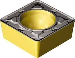 Sandvik Coromant - SCMT32.53 PR Grade 4335 Carbide Turning Insert - TiCN/AI2O3/TiN Finish, 90° Square, 3/8" Inscr Circle, 5/32" Thick, 3/64" Corner Radius - A1 Tooling