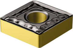 Sandvik Coromant - CNMG433 QM Grade 4335 Carbide Turning Insert - TiCN/AI2O3/TiN Finish, 80° Diamond, 1/2" Inscr Circle, 3/16" Thick, 3/64" Corner Radius - A1 Tooling