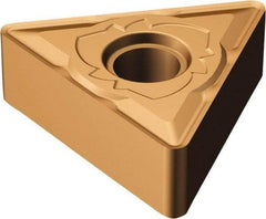 Sandvik Coromant - TNMG331 SM Grade 1115 Carbide Turning Insert - TiAlN/AlCr2O3 Finish, 60° Triangle, 3/8" Inscr Circle, 3/16" Thick, 1/64" Corner Radius - A1 Tooling