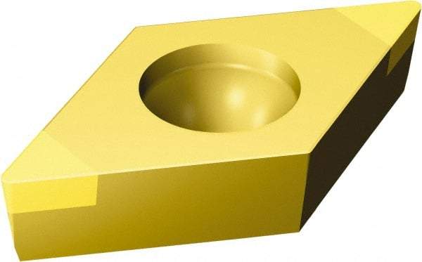 Sandvik Coromant - DCGW32.52 Grade 7525 CBN Turning Insert - 55° Diamond, 3/8" Inscr Circle, 5/32" Thick, 1/32" Corner Radius - A1 Tooling