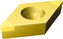 Sandvik Coromant - DCWG32.51 Grade 7525 CBN Turning Insert - 55° Diamond, 3/8" Inscr Circle, 5/32" Thick, 1/64" Corner Radius - A1 Tooling