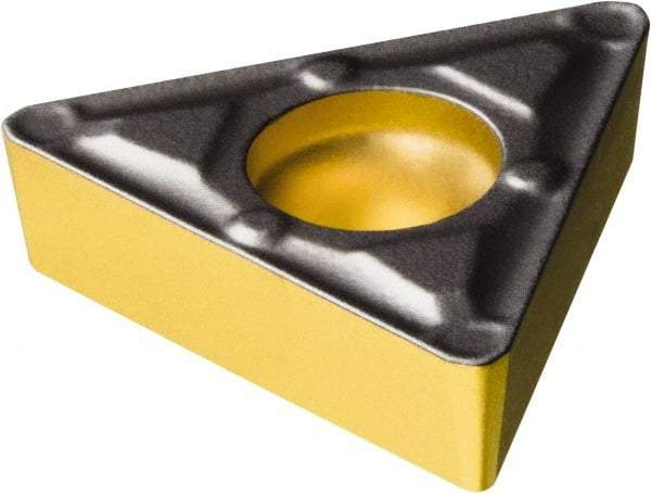 Sandvik Coromant - TCMX222 WF Grade 1515 Carbide Turning Insert - 60° Triangle, 1/4" Inscr Circle, 1/8" Thick, 1/32" Corner Radius - A1 Tooling