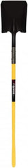 SEYMOUR-MIDWEST - 11-1/2" High x 9" Wide Square Steel Shovel - 48" Long Polymer Straight Handle, Front Turned - A1 Tooling