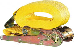 Buyers Products - 27' Long x 3" Wide, 15,000 Lb Basket Capacity, Nylon Web Sling - Yellow - A1 Tooling