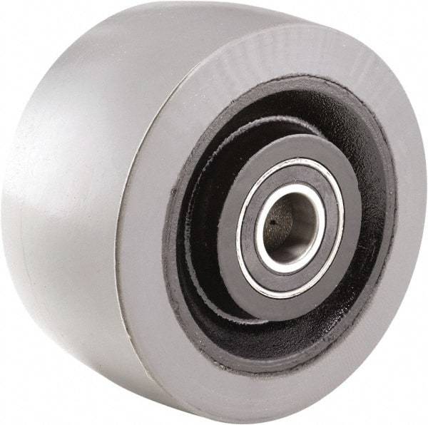 Hamilton - 6 Inch Diameter x 3 Inch Wide, Polyurethane on Cast Iron Caster Wheel - 3,000 Lb. Capacity, 3-1/2 Inch Hub Length, 3/4 Inch Axle Diameter, Tapered Roller Bearing - A1 Tooling