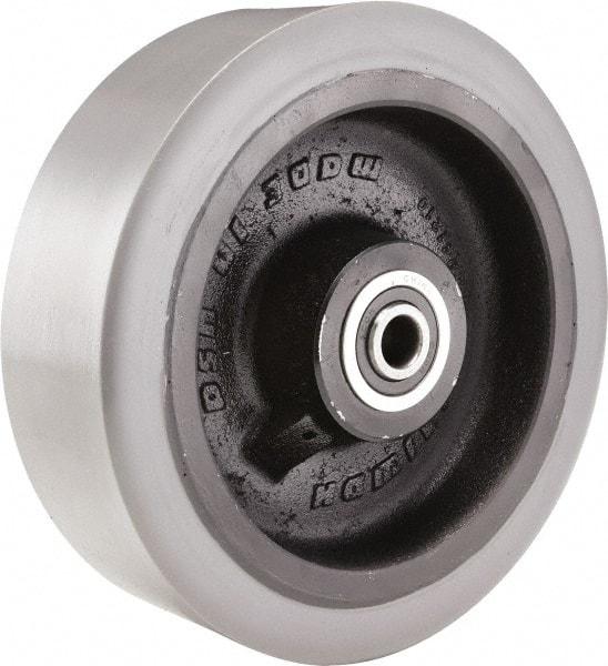 Hamilton - 10 Inch Diameter x 4 Inch Wide, Polyurethane on Cast Iron Caster Wheel - 5,000 Lb. Capacity, 3-1/2 Inch Hub Length, 1 Inch Axle Diameter, Sealed Precision Ball Bearing - A1 Tooling